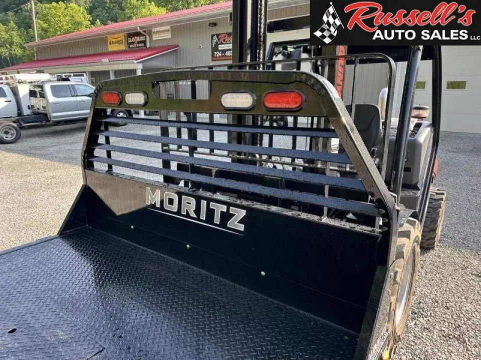 New Moritz International TB7-7 SRW 6.5' Flatbed w/Trap Door and Gooseneck Hitch Plate