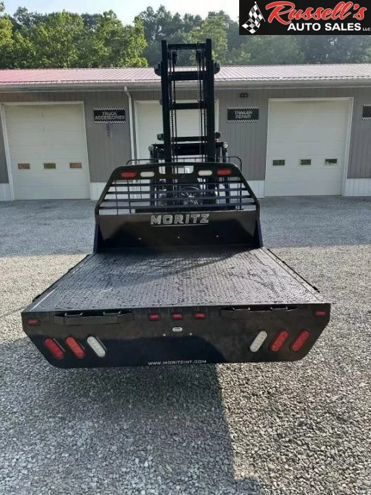 New Moritz International TB7-7 SRW 6.5' Flatbed w/Trap Door and Gooseneck Hitch Plate