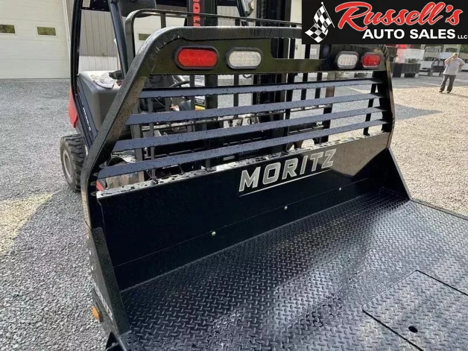 New Moritz International TB7-7 SRW 6.5' Flatbed w/Trap Door and Gooseneck Hitch Plate