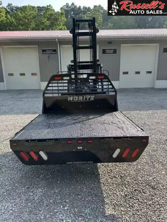 New Moritz International TB7-7 SRW 6.5' Flatbed w/Trap Door and Gooseneck Hitch Plate