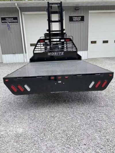 New Moritz International TB-8-94 Flatbed 60" CA DRW Chassis 96x112 w/Trap Door and Gooseneck Hitch Plate