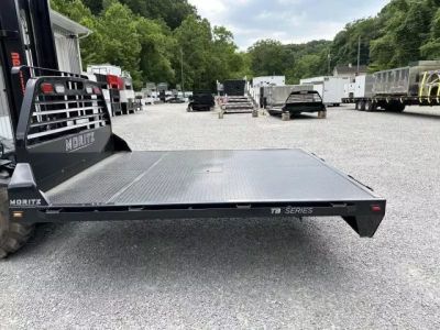 New Moritz International TB-8-94 Flatbed 60" CA DRW Chassis 96x112 w/Trap Door and Gooseneck Hitch Plate