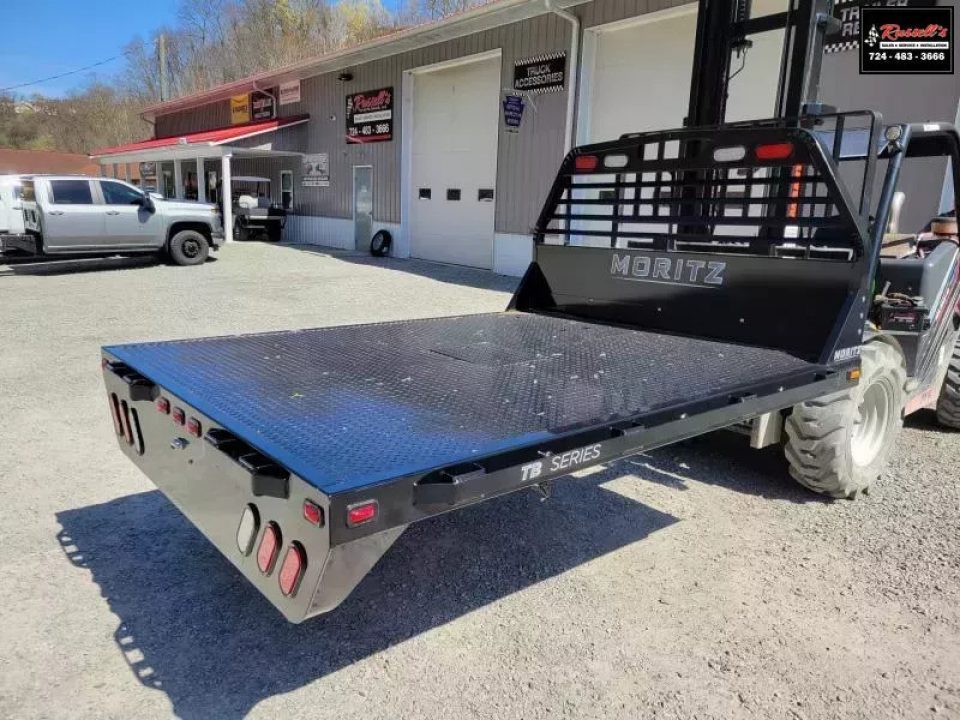 New Moritz International TB7-86 SRW 8.5' Flatbed