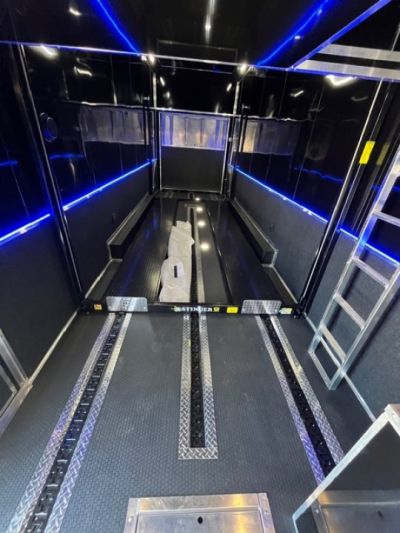 New Haulmark EDGE 8.5x32 Stacker 21K- Black W/ Steel Frame & Recessed E-Track