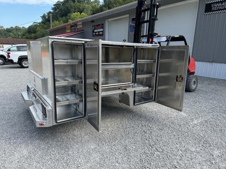 New Martin Truck Bodies Aluminum HSB Service Body 8' DRW 57" Tall Compartments
