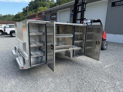 New Martin Truck Bodies Aluminum HSB Service Body 8' DRW 57" Tall Compartments