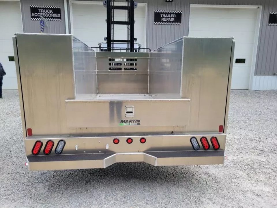 New Martin Truck Bodies Aluminum HSB Service Body 8' DRW 57" Tall Compartments SMOOTH APPEARANCE