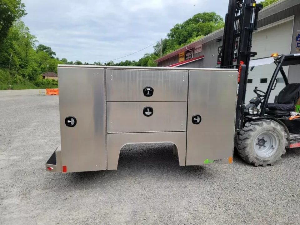 New Martin Truck Bodies Aluminum HSB Service Body 8' DRW 57" Tall Compartments SMOOTH APPEARANCE