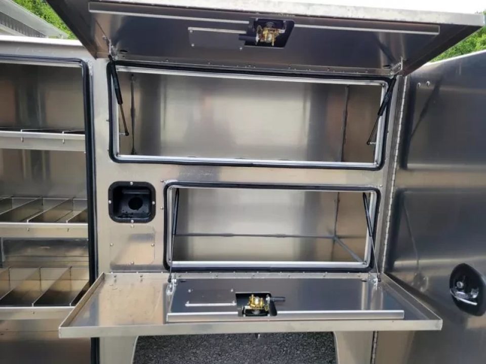 New Martin Truck Bodies Aluminum HSB Service Body 8' DRW 57" Tall Compartments SMOOTH APPEARANCE