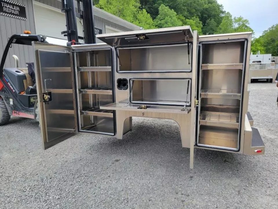 New Martin Truck Bodies Aluminum HSB Service Body 8' DRW 57" Tall Compartments SMOOTH APPEARANCE
