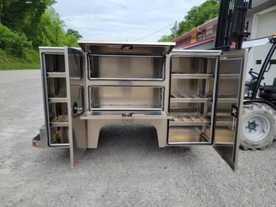 New Martin Truck Bodies Aluminum HSB Service Body 8' DRW 57" Tall Compartments SMOOTH APPEARANCE