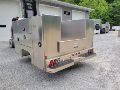 New Martin Truck Bodies Aluminum HSB Service Body 8' DRW 57" Tall Compartments SMOOTH APPEARANCE