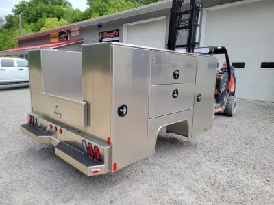 New Martin Truck Bodies Aluminum HSB Service Body 8' DRW 57" Tall Compartments SMOOTH APPEARANCE