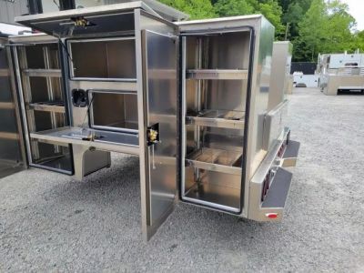 New Martin Truck Bodies Aluminum HSB Service Body 8' DRW 57" Tall Compartments SMOOTH APPEARANCE