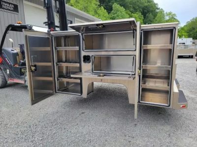New Martin Truck Bodies Aluminum HSB Service Body 8' DRW 57" Tall Compartments SMOOTH APPEARANCE