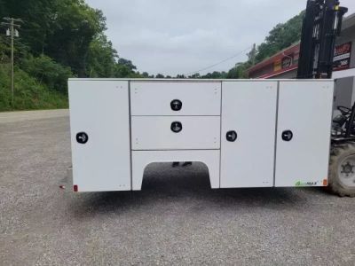 New Martin Truck Bodies Aluminum HSB Service Body DRW 84" CA Cab and Chassis 57" Tall Compartments