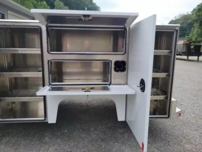 New Martin Truck Bodies Aluminum HSB Service Body DRW 84" CA Cab and Chassis 57" Tall Compartments