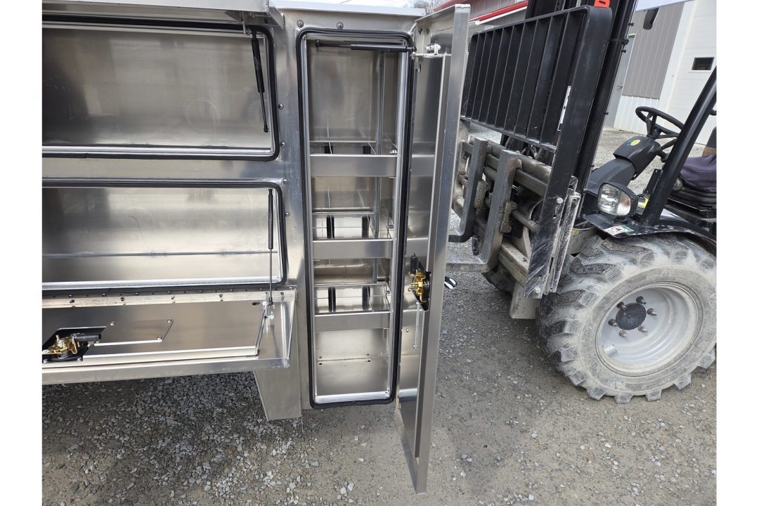 New Martin Truck Bodies Aluminum HSB Service Body 6.5' Shortbed SRW HSB 57" Tall Compartments Ford/GM