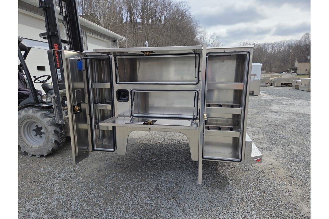 New Martin Truck Bodies Aluminum HSB Service Body 6.5' Shortbed SRW HSB 57" Tall Compartments Ford/GM