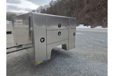 New Martin Truck Bodies Aluminum HSB Service Body 6.5' Shortbed SRW HSB 57" Tall Compartments Ford/GM