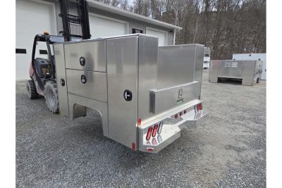 New Martin Truck Bodies Aluminum HSB Service Body 6.5' Shortbed SRW HSB 57" Tall Compartments Ford/GM