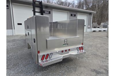 New Martin Truck Bodies Aluminum HSB Service Body 6.5' Shortbed SRW HSB 57" Tall Compartments Ford/GM