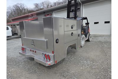 New Martin Truck Bodies Aluminum HSB Service Body 6.5' Shortbed SRW HSB 57" Tall Compartments Ford/GM
