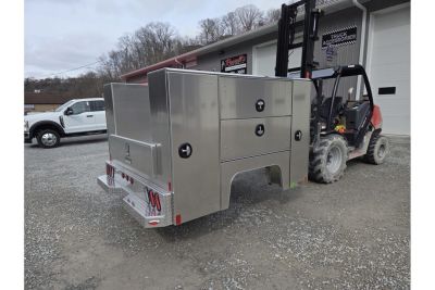 New Martin Truck Bodies Aluminum HSB Service Body 6.5' Shortbed SRW HSB 57" Tall Compartments Ford/GM