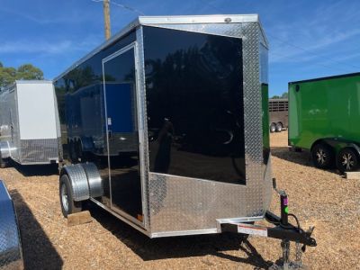 New 2027 Seed Cargo 6x12 Single Axle Enclosed Trailer w/Rear Ramp