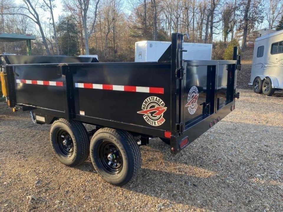New 2027 Homesteader Trailer 6X10 10K Deckover Dump Trailer