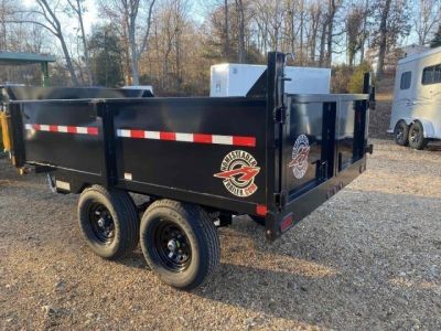 New 2027 Homesteader Trailer 6X10 10K Deckover Dump Trailer