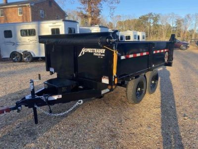 New 2027 Homesteader Trailer 6X10 10K Deckover Dump Trailer