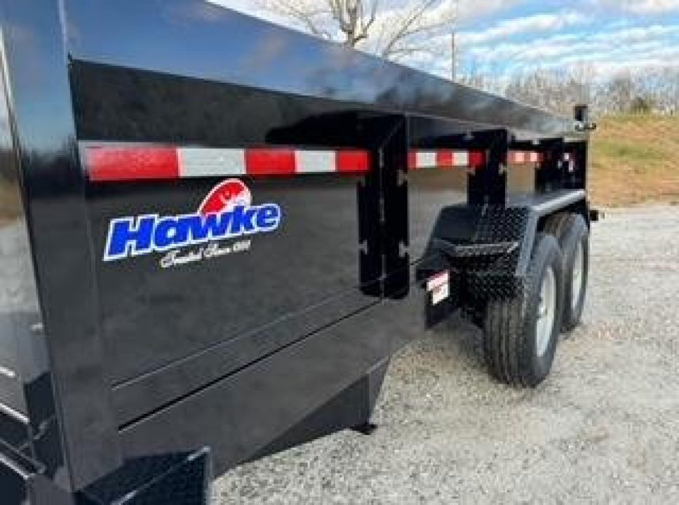 New 2027 Hawke Trailers 7X14 14K Low Pro Dump Trailer