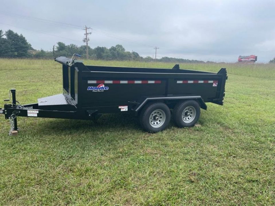 New 2027 Hawke Trailers 6x12 Low Pro Dump Trailer