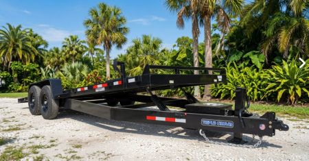 New 2026 Triple Crown Trailers 7x18 Hydraulic Power Tilt Trailer – 10K GVWR | Heavy-Duty Trailer Tilt Trailer