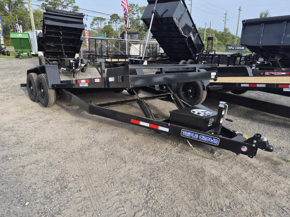 New 2026 Triple Crown Trailers 7x20 Hydraulic Tilt Trailer for Sale | 14K GVWR Trailer Tilt Trailer