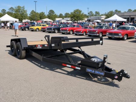 New 2026 Triple Crown Trailers 7x20 Hydraulic Tilt Trailer for Sale | 14K GVWR Trailer Tilt Trailer