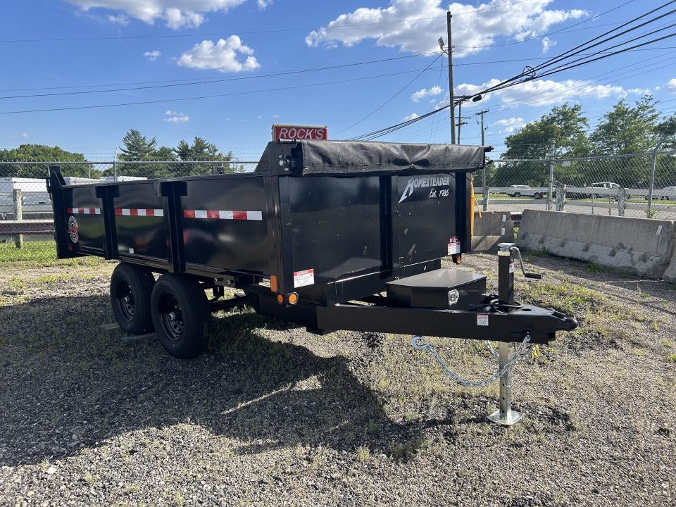 New 2026 Homesteader Trailer 6 X 12 FT DUMP TRAILER WITH TARP KIT DECKOVER 9950 GVWR