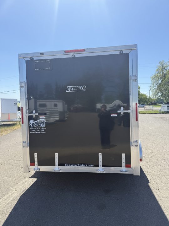 New 2026 E-Z Hauler EZEC 7'x14' Cargo / Enclosed Trailer - Black