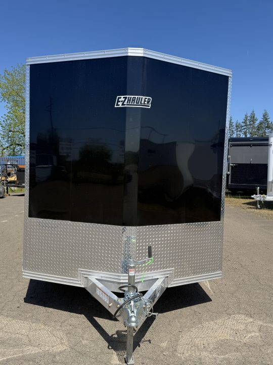 New 2026 E-Z Hauler EZEC 7'x14' Cargo / Enclosed Trailer - Black
