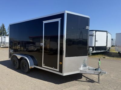 New 2026 E-Z Hauler EZEC 7'x14' Cargo / Enclosed Trailer - Black