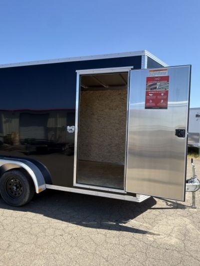 New 2026 E-Z Hauler EZEC 7'x14' Cargo / Enclosed Trailer - Black