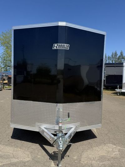 New 2026 E-Z Hauler EZEC 7'x14' Cargo / Enclosed Trailer - Black
