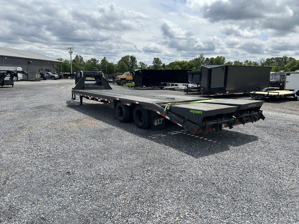 Used 2020 Load Trail 102"X30' 40K GVWR Gooseneck Flatbed Trailer