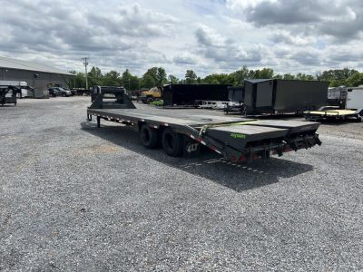 Used 2020 Load Trail 102"X30' 40K GVWR Gooseneck Flatbed Trailer