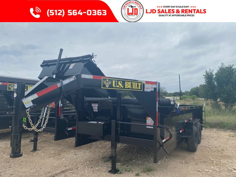 New 2026 US Built Gooseneck - 16 x 2 - 16K GVWR - Tarp - Dump Trailer