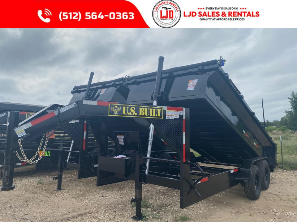 New 2026 US Built Gooseneck - 16 x 2 - 16K GVWR - Tarp - Dump Trailer