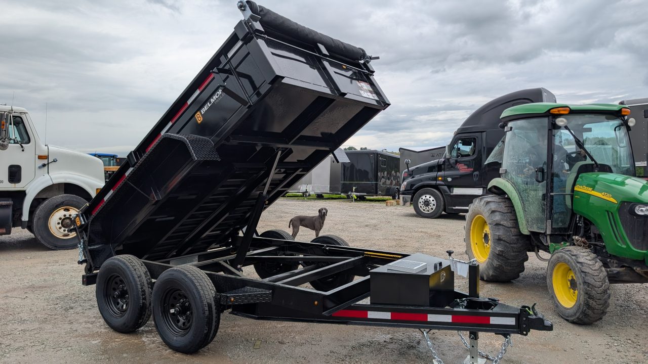 New 2026 Belmont 6x10 Lo Pro Equipment Dump w/ 3 Way Gate