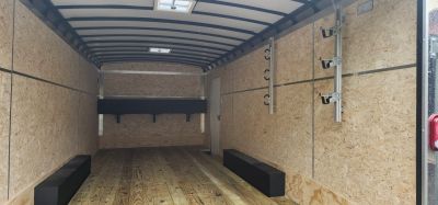 New 8.5 x 20 Sure-Trac Landscape Pro Round Top Cargo 10k/ Enclosed Car Trailer