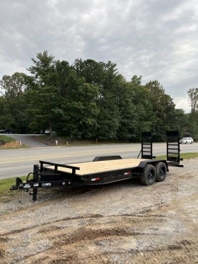 New 2026 GPS Trailers / EH Series / 82" Wide x 20' Long / 8 ton Capacity / 5' Ramps / PT Wood Floor / True 8 K Axles not Hybrid Axles / 215/75R17.5" Tire and Wheels / Toolbox